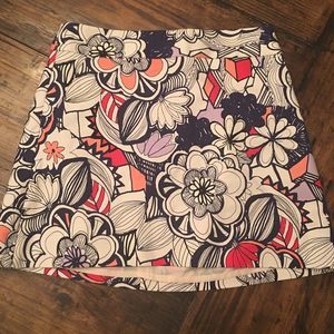 Express Flower Print Skirt